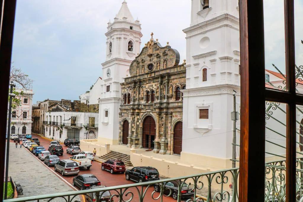 פנמה סיטי Plaza Catedral 104 - Apartment With A View To Plaza Catedral In Casco מראה חיצוני תמונה